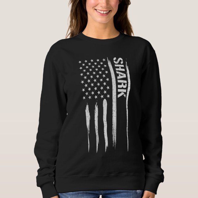 Camiseta Shark Shark - American Flag Sayings_1 (Frente)