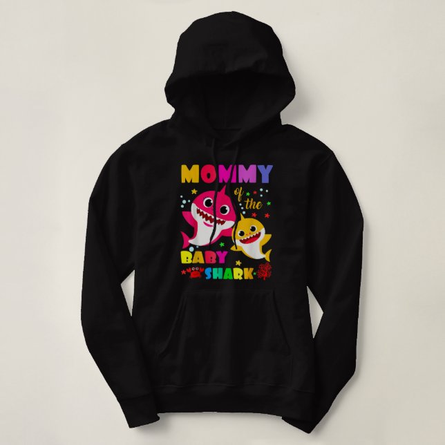 Camiseta Shark Shark Family Mother's Day  (Frente do Design)