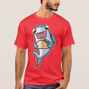 Camiseta Shark Taco Kawaii Neko Anime comida