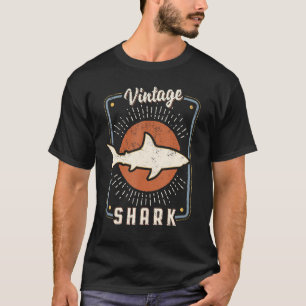 Camiseta Shark Vintage Retro Classic Animal Love 1