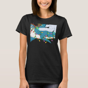 Camiseta Shark Xmas Lights Papais noeis Yeti Ride Shark Nat
