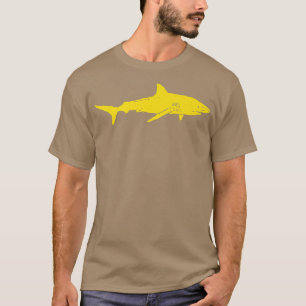 Camiseta SharkBlack e Yellow SharkShark GiftYellow Shark Sh