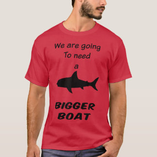 Camiseta SharkNós vamos precisar de um barco maior