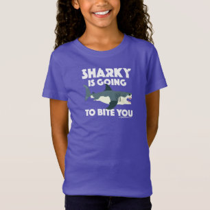 Camiseta Sharky Vai Mordê-Lo Design - Garotas Belas J