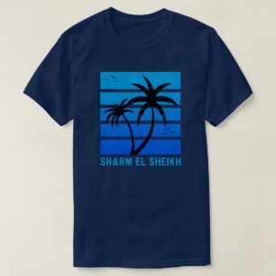 Camiseta Sharm El Sheikh, Vintage Blue Sunset