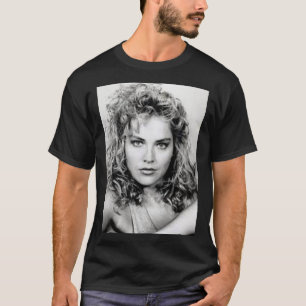 Camiseta Sharon Stone - Preto E Branco  