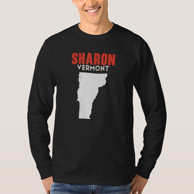 Camiseta Sharon Vermont USA State America Travel Vermonter (Frente)