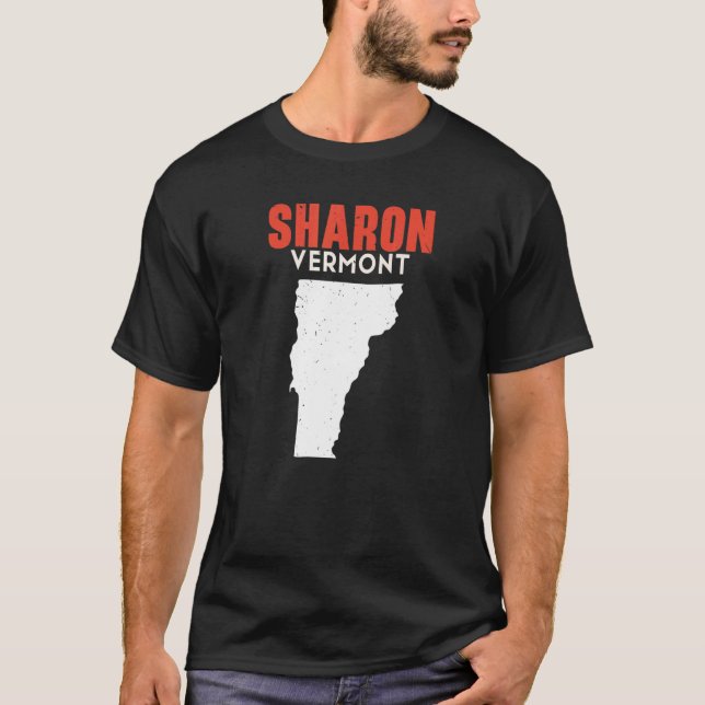Camiseta Sharon Vermont USA State America Travel Vermonter (Frente)