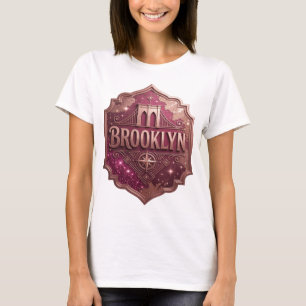 Camiseta Sharp Gold BROOKLYN Slogan