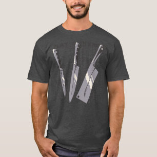 Camiseta Sharp I Play with Knives Chef Knife Culinary Skill