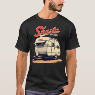 Camiseta Shasta Trailers - série de câmeras de vintage