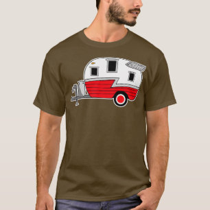 Camiseta Shasta vintage camper red rv