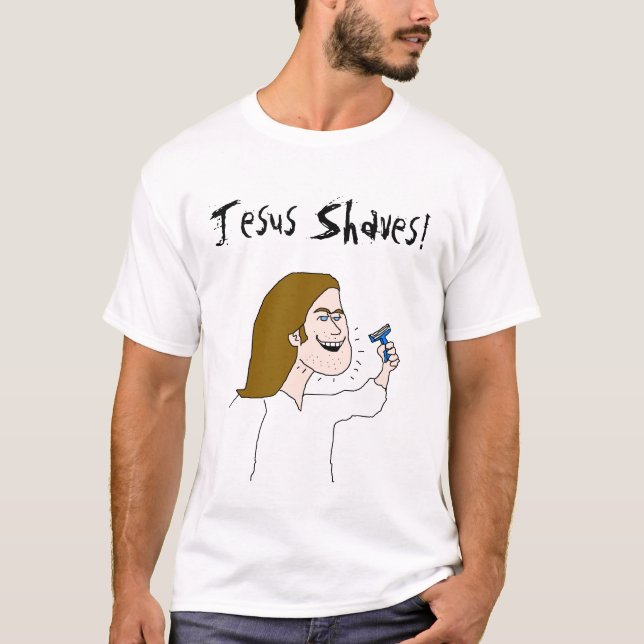 Camiseta Shaves de Jesus, Shaves de Jesus! (Frente)