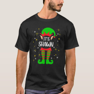 Camiseta Shawn Elf Personalizado Primeiro Nome Próprio Nat