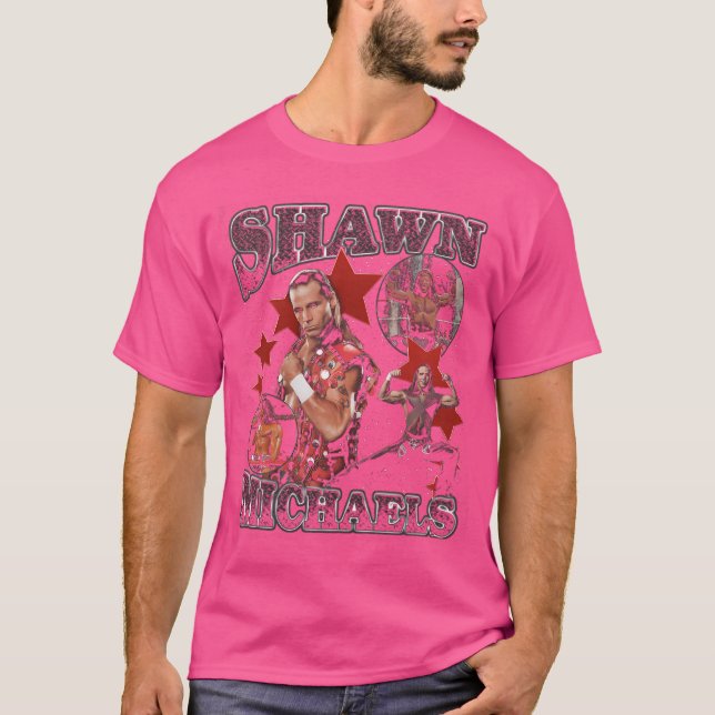 Camiseta Shawn Michaels Vintage Bootleg (Frente)
