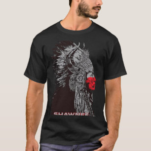 Camiseta Shawnee American Indian Proud Chefe da Vintage Res