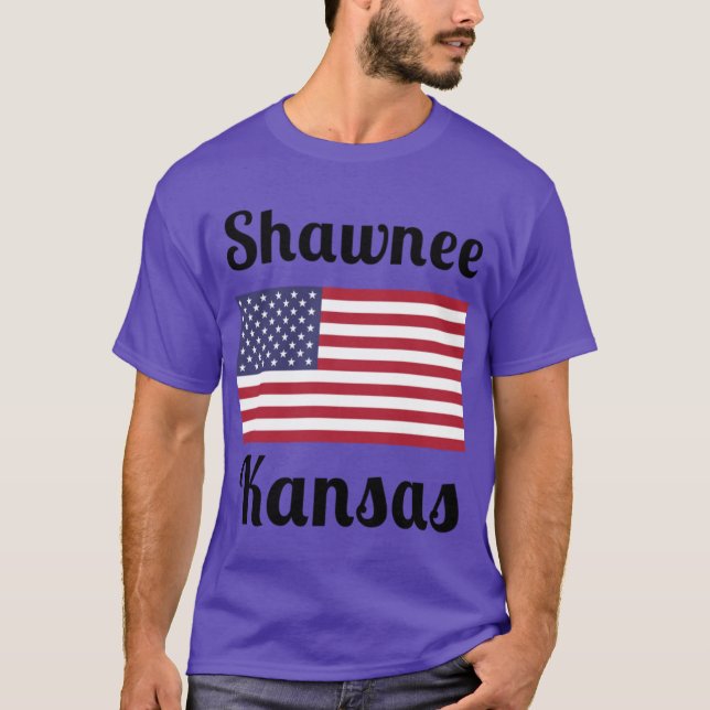 Camiseta Shawnee Kansas Estampados Elegantes (Frente)
