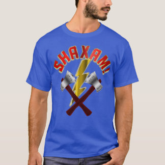 Camiseta SHAXAM Dupla Ax e Turnos de Relâmpago