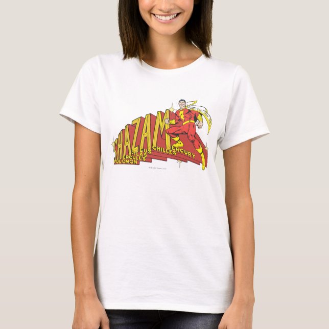 Camiseta Shazam Acronym (Frente)