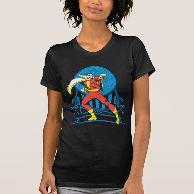 Camiseta SHAZAM em Resistência à Luta (Frente)