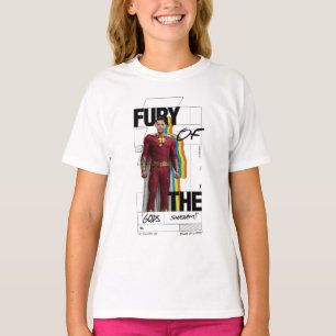 Camiseta SHAZAM! Fury of the Gods   Arte do estilo de álbum