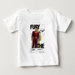 Camiseta SHAZAM! Fury of the Gods   Arte do estilo de álbum