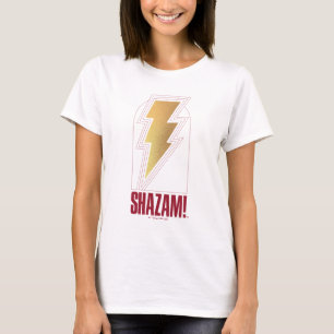 Camiseta SHAZAM! Fury of the Gods   Crachá de raio