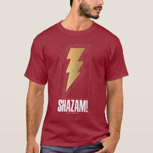 Camiseta SHAZAM! Fury of the Gods   Crachá de raio