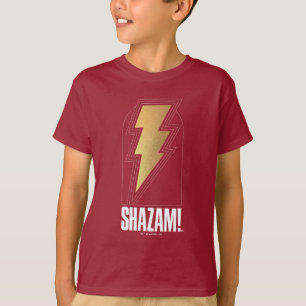 Camiseta SHAZAM! Fury of the Gods   Crachá de raio
