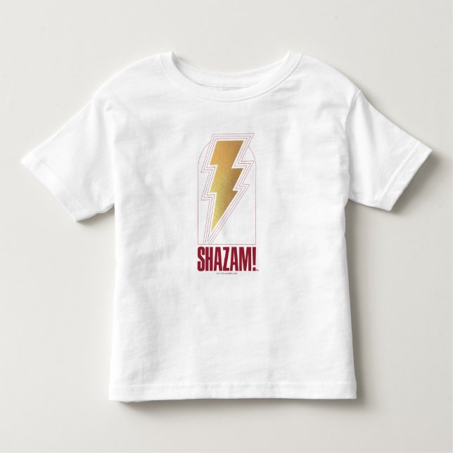 Camiseta SHAZAM! Fury of the Gods | Crachá de raio (Frente)