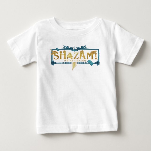 Camiseta SHAZAM! Fury of the Gods | Logotipo mítico (Frente)