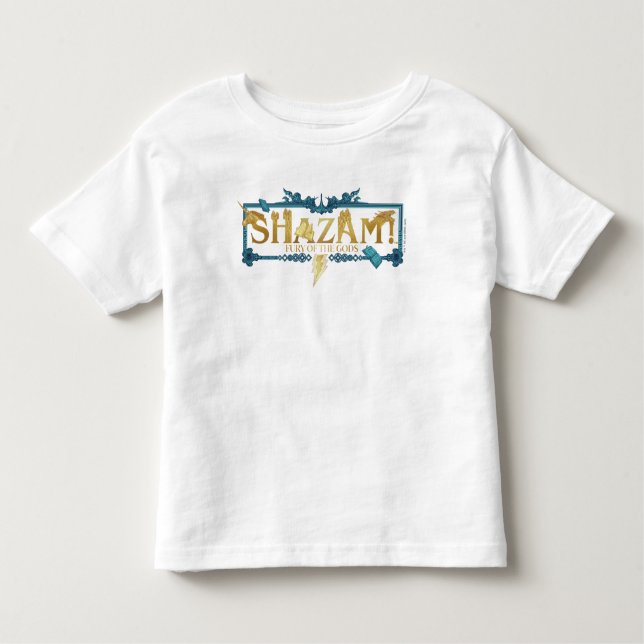 Camiseta SHAZAM! Fury of the Gods | Logotipo mítico (Frente)