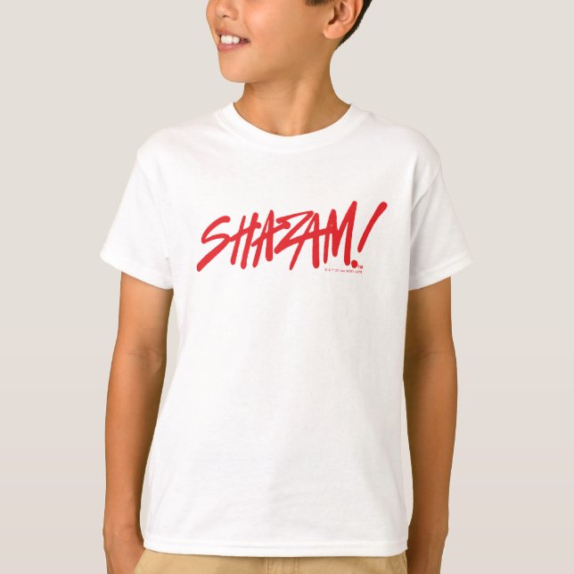 Camiseta SHAZAM! Fury of the Gods | Logotipo vermelho (Frente)