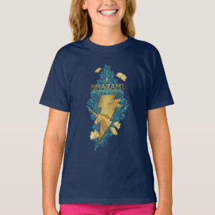 Camiseta SHAZAM! Fury of the Gods Realm do logotipo de de