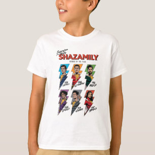Camiseta SHAZAM! Fury of the Gods   SHAZAMily Comic Bolts