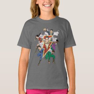Camiseta SHAZAM! gráfico da família de Shazam