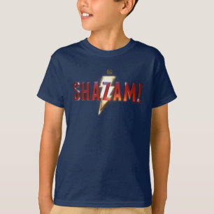 Camiseta SHAZAM! Logotipo Teatral