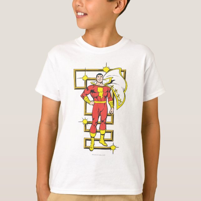 Camiseta SHAZAM Poses (Frente)