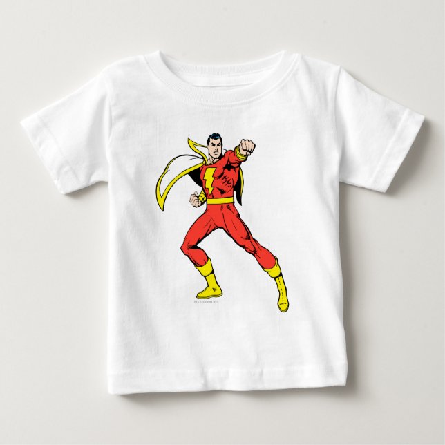 Camiseta Shazam Pronto para Lutar (Frente)