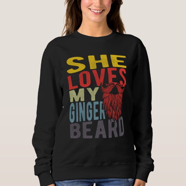 Camiseta She Loves My Ginger Beard (Frente)