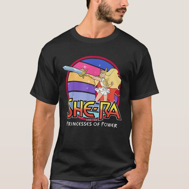 Camiseta She Ra E A Princesa do Poder Arco-íris (Frente)