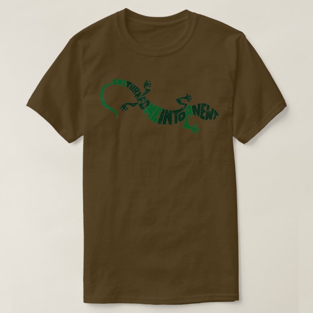 Camiseta She turned me into a Newt  (Frente do Design)