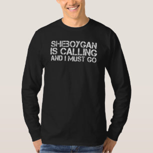 Camiseta Sheboygan Wi Wisconsin Trip Home Roots nos EUA