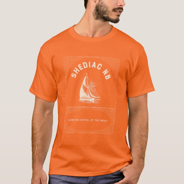 Camiseta Shediac NB Lobster Capital do mundo (Frente)
