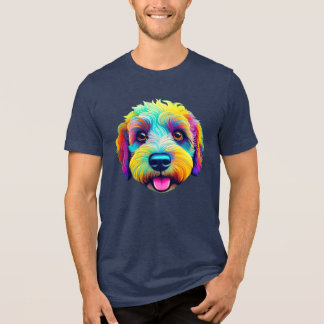 Camiseta Sheepadoodle em cor de cheio!
