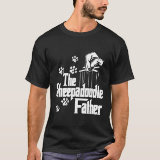 Camiseta Sheepadoodle-Padre Dog Pai Paw Imprima animal Lega