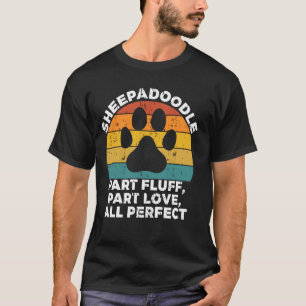 Camiseta Sheepadoodle Part Fluff Part Adora Todos Os Ovos P