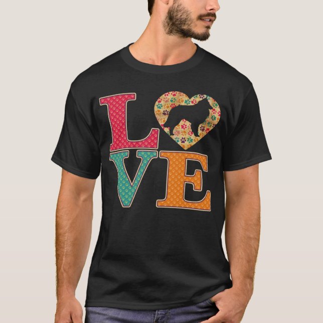 Camiseta Sheepdog belga (Frente)