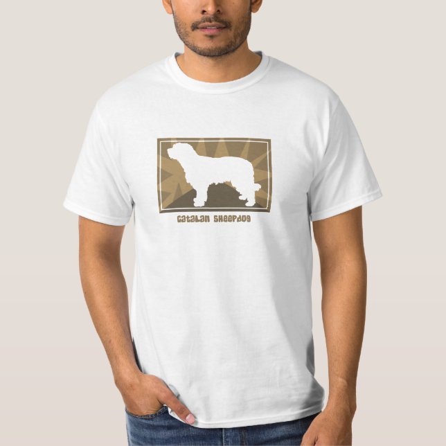 Camiseta Sheepdog Catalan da terra (Frente)