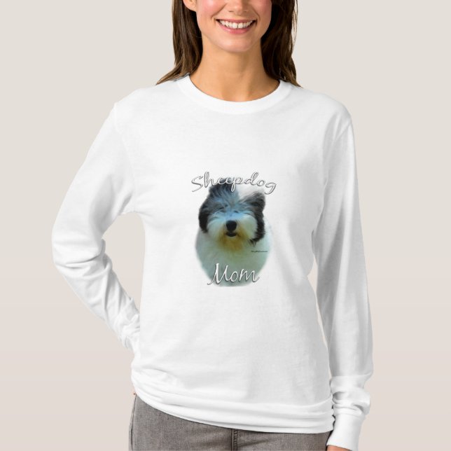 Camiseta Sheepdog em Inglês Mãe 2 (Frente)
